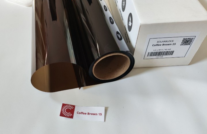 Тонирующая пленка Coffee Brown 15 - 20 погонных метров
