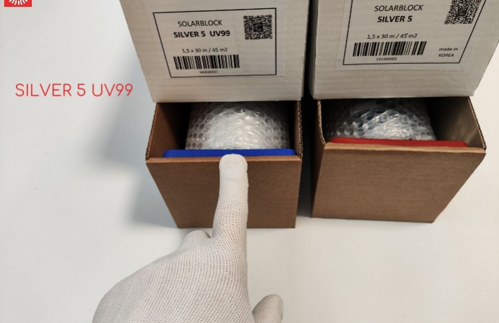 Зеркальная пленка Silver 5 (UV99)